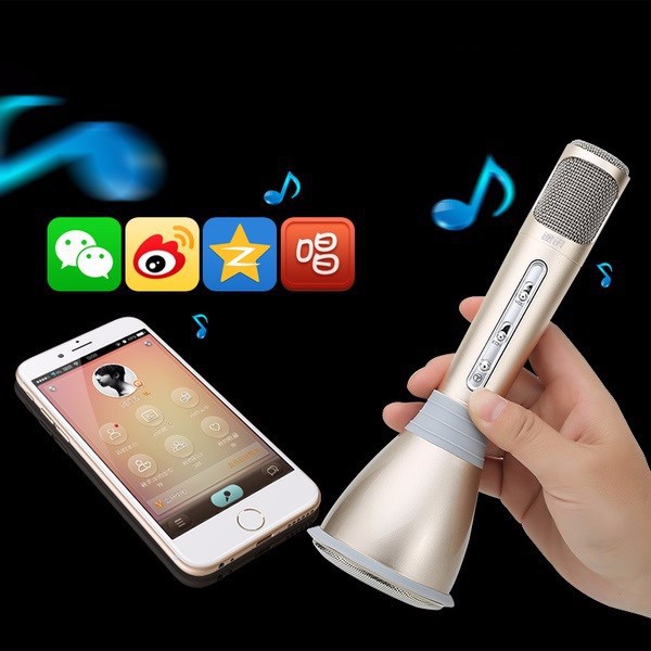 MICRO KÈM LOA BLUETOOTH HÁT KARAOKE 3 TRONG 1